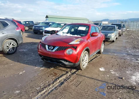 2015 Nissan Juke Sv из США, поврежденный, VIN JN8AF5MV6FT561742